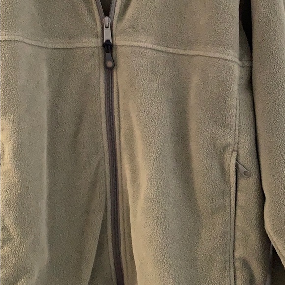 Olive green Columbia zip up - Picture 3 of 4